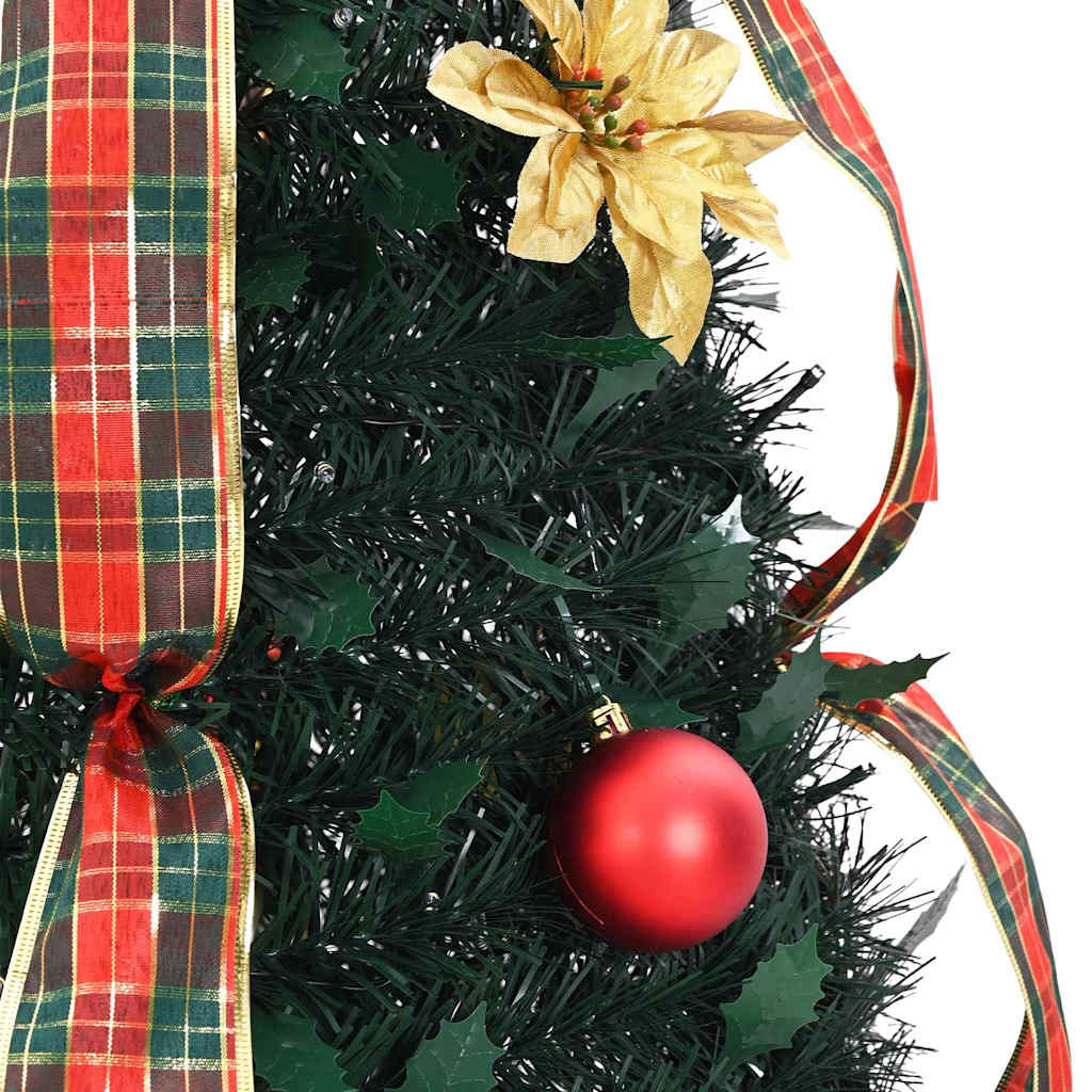 Artificial Christmas Tree with 50 LEDs Green 120 cm PVC